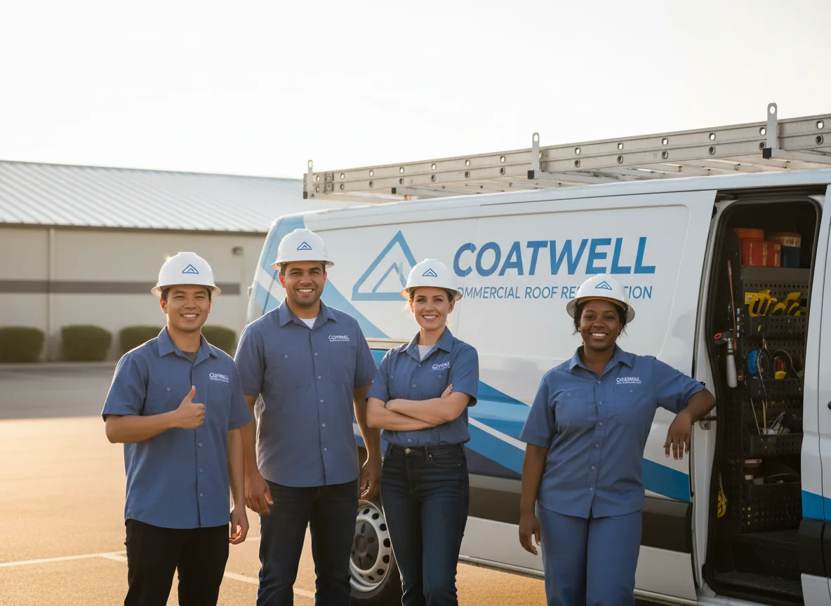 Commercial roof coating company in Gilman City, MO